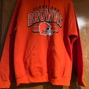 Cleveland Browns Orange Pullover Hoodie
